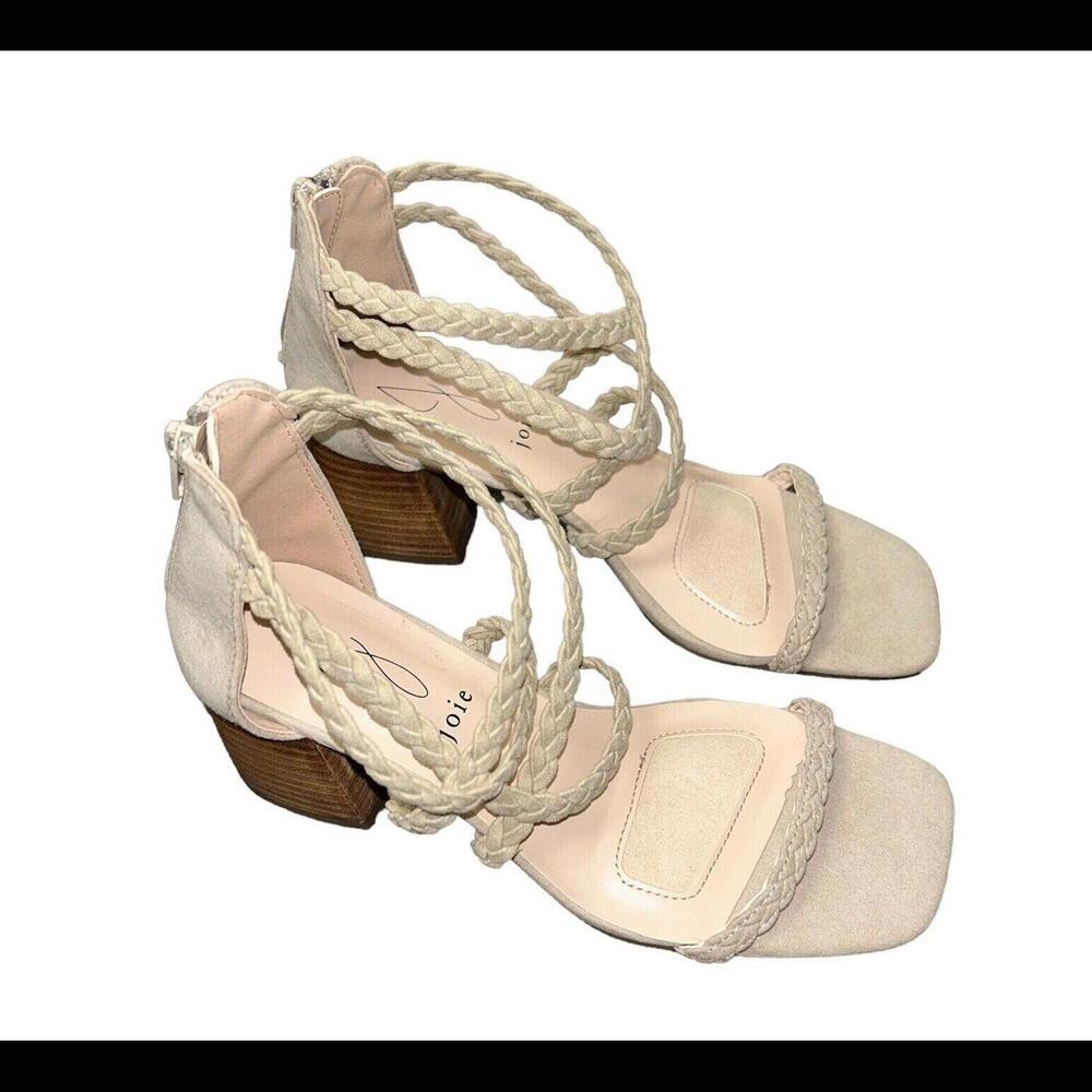Sandals JOIE Felina Taupe Strappy Open Toed Heeled Size 8 *NWOT* MSRP $119.99